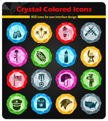 memorial day icon set