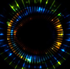 Colorful glowing beams stripes vector illustration