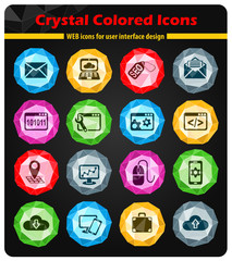 seo and development icon set