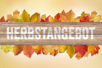Herbstangebot
