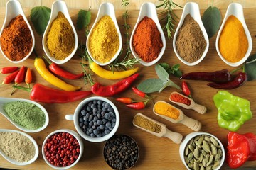 Spices and herbs.