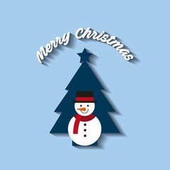 merry christmas tree icon vector illustration design