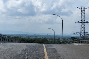 Fototapeta na wymiar road in Guatemala