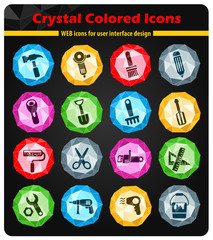 work tools icon set