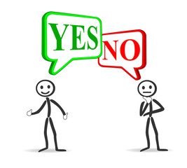 yes no with draw person