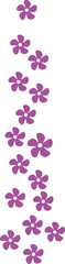 Fototapeta premium Purple blossoms flower