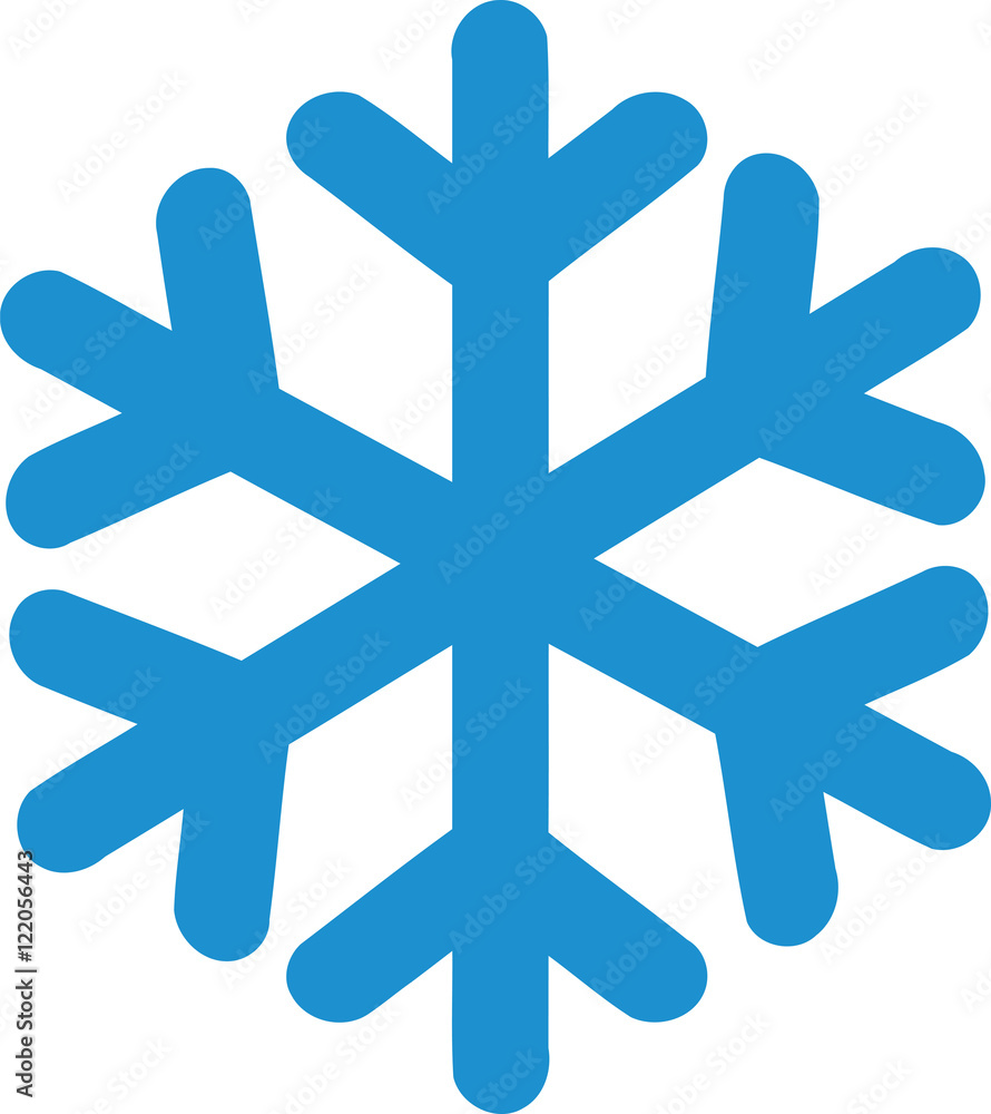 Sticker Snow snowflake symbol