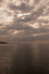 Idyllic Sunset With Dramatic Sky
