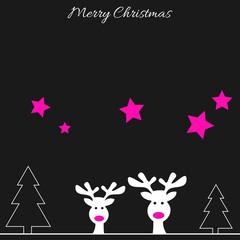 Rentiere - Merry Christmas