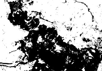 Abstract marble illustration. Vector with marbling textures. Black and white colors.