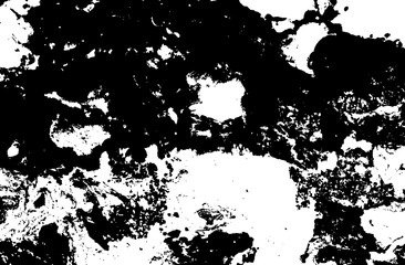 Abstract marble illustration. Vector with marbling textures. Black and white colors.