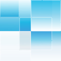 Obraz premium Blue squares vector