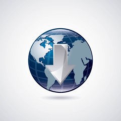 world planet earth icon vector illustration design