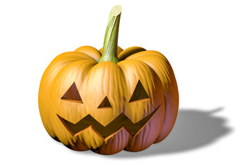 Halloween pumpkin; 3D illustration