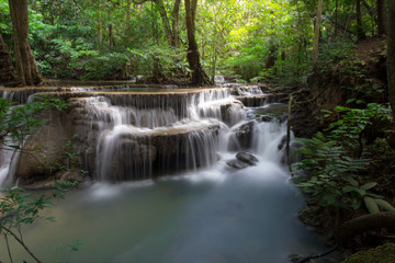 Peaceful waterfall in Thailand
