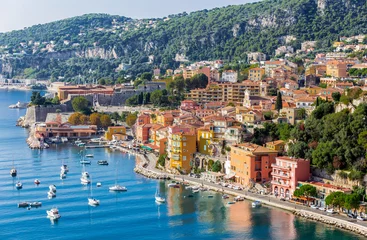 Peel and stick wall murals Villefranche-sur-Mer, French Riviera  Villefranche-sur-Mer