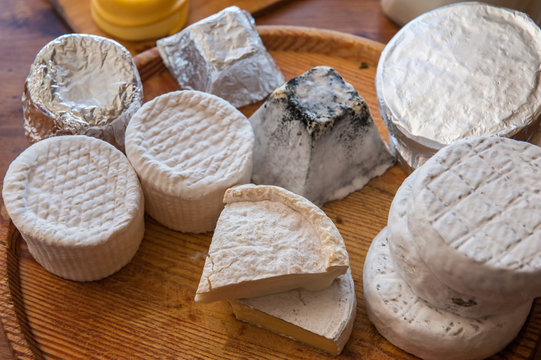 Set of different cheese