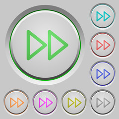 Media fast forward push buttons