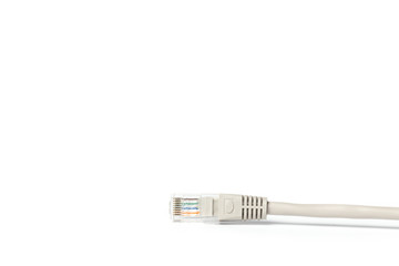 Close up of network cable