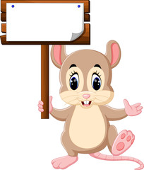 Cute mouse cartoon
