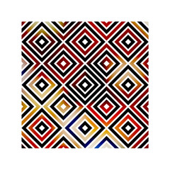 On an abstract background of diamonds and squares. Perfect background for design and print business cards. Strict design. modern style background.