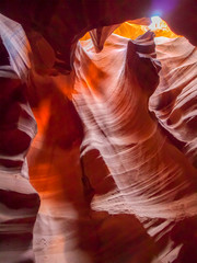 Antelope Canyon (アンテロープキャニオン) in Arizona, United States 