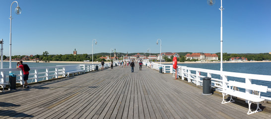 Pier of Sopot - obrazy, fototapety, plakaty