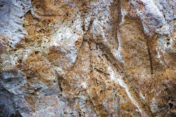 Tuff is a vulcanic stone.  close-up background texture