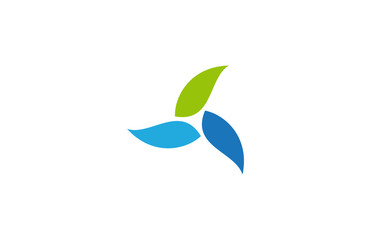 fresh circle leaves logo