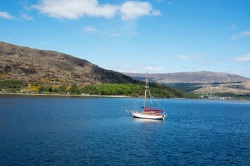 Boat on Loch Linnhe