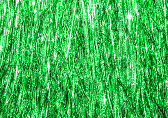 Sparkling green colorful abstract background,  St Patrick's Day holiday graphic resource backdrop.