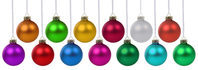 Weihnachtskugeln Weihnachten Kugeln Dekoration hängen Freistell