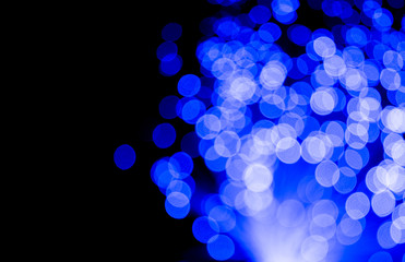 abstract blue bokeh background