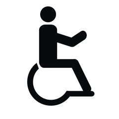 Disabled person icon