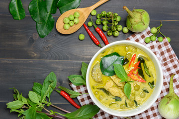 green curry with chicken
