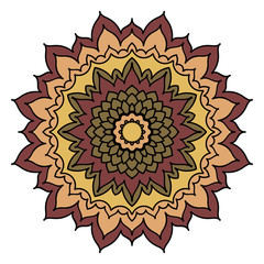 Color Mandala. Sample Background