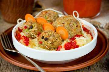 Funny Halloween party food - meatloaf rats