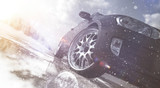 PKW mit Winterreifen 