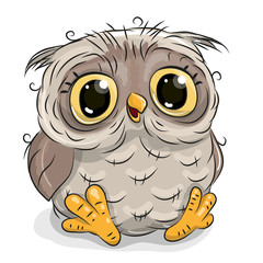 Cute cartoon owl