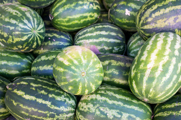 Wassermelonen auf dem Markt