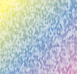 Abstract background of identical diamonds with different shades of color. Gradient.