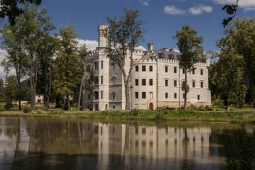 Fototapeta na wymiar Castle in Karpniki