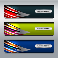Business Banners Background Design, vector illustration