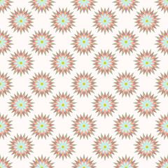 Seamless vector flower pattern