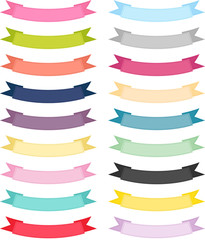 Multiple Color Ribbon Banner
