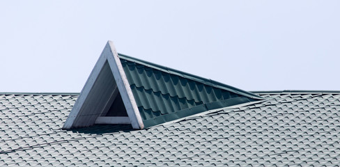 Fototapeta premium metal roof as background