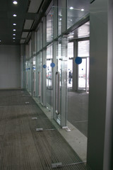 Glass doors
