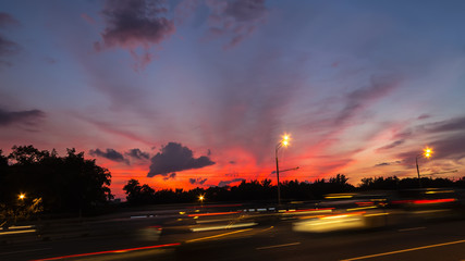  traffic on highway