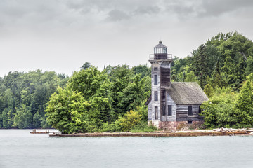 Rainy Day at East Channel Light © Kenneth Keifer