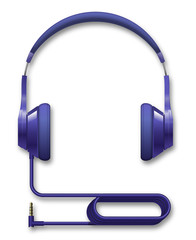 Blue Headphone Illustration